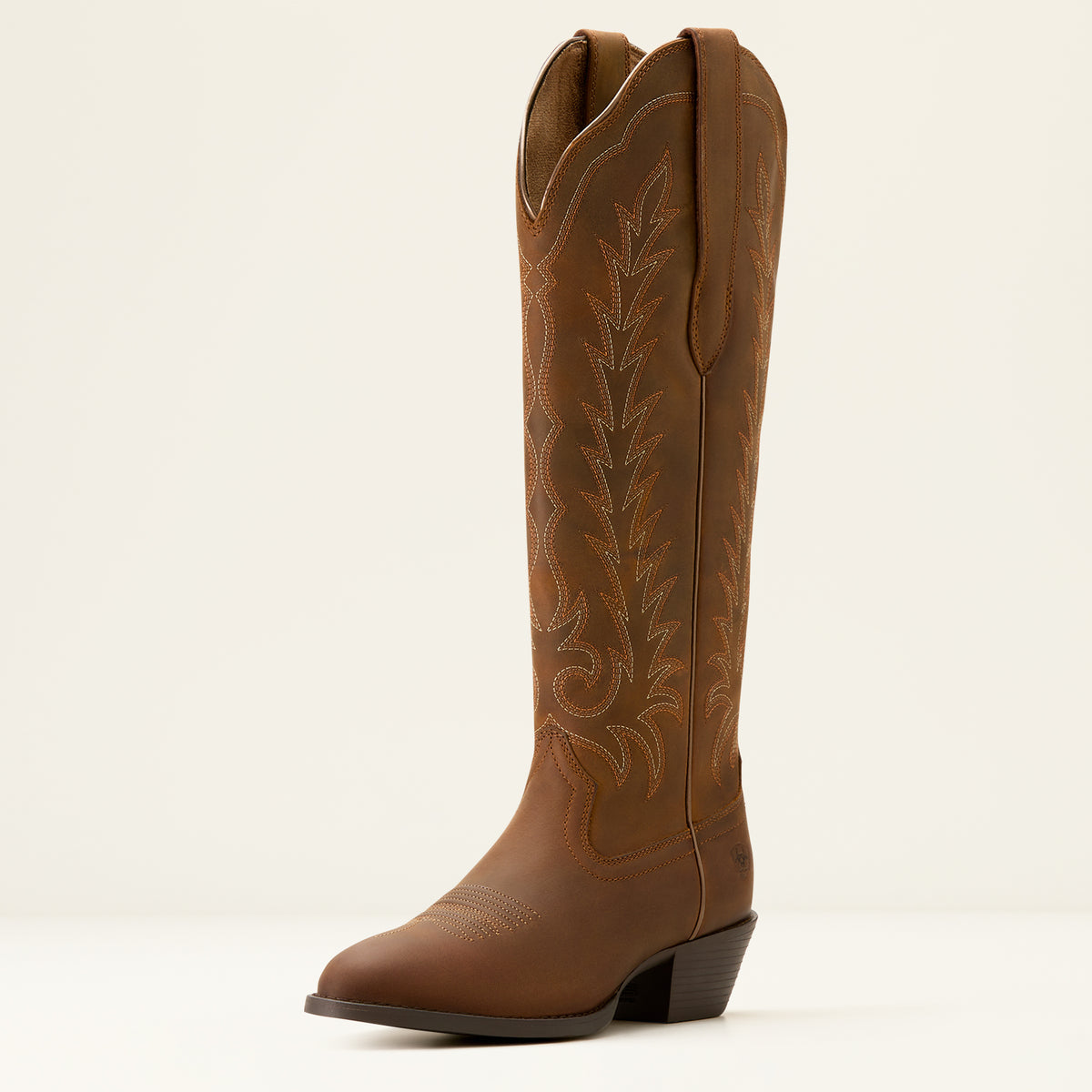 Ariat Heritage R Toe Tall Distressed Brown