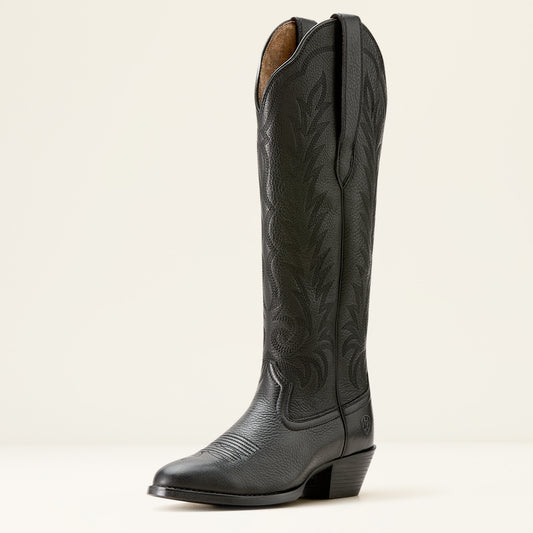 Ariat Heritage R Toe Tall Black Deertan
