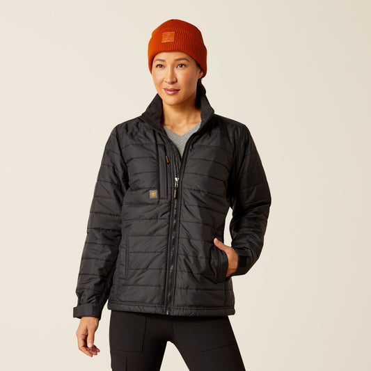 Ariat Ladies Rebar Cordura Ripstop Lightweight Insulated Jacket Black