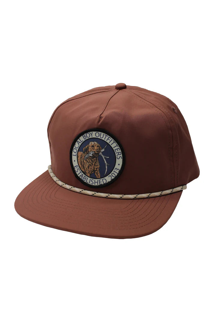 Local Boy Antler Retrieve LP Rope Hat Brick