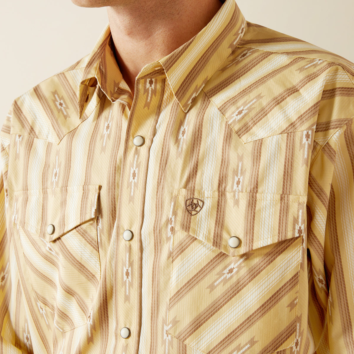 Ariat Tommy Classic Fit Shirt Beige