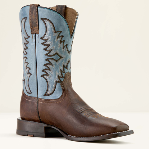 Ariat Cattle Creek Cowboy Boot Weathered Brown