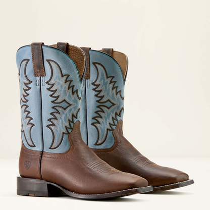 Ariat Cattle Creek Cowboy Boot Weathered Brown
