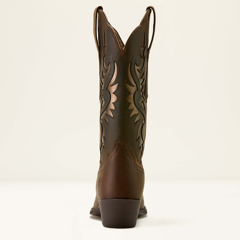 Ariat Heritage R Toe Retro Western Boot Sassy Brown