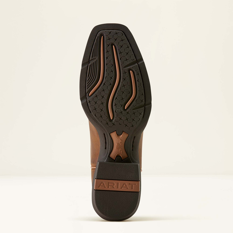 Ariat Round Up Narrow Cutter Toe Western Boot Sorrel Crunch