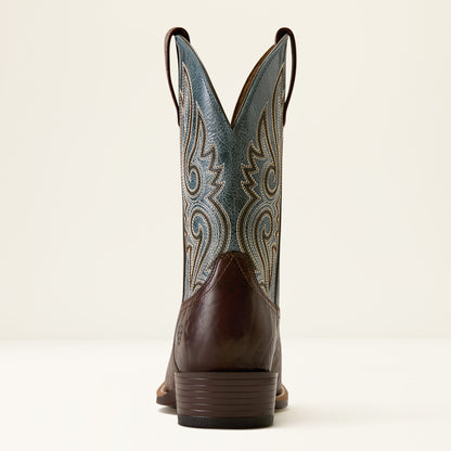 Ariat Mens Stonebrook Narrow Cutter Toe Cowboy Boot Java Edge