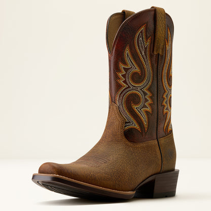Ariat Mens Stonebrook Narrow Cutter Toe Cowboy Boot Earth