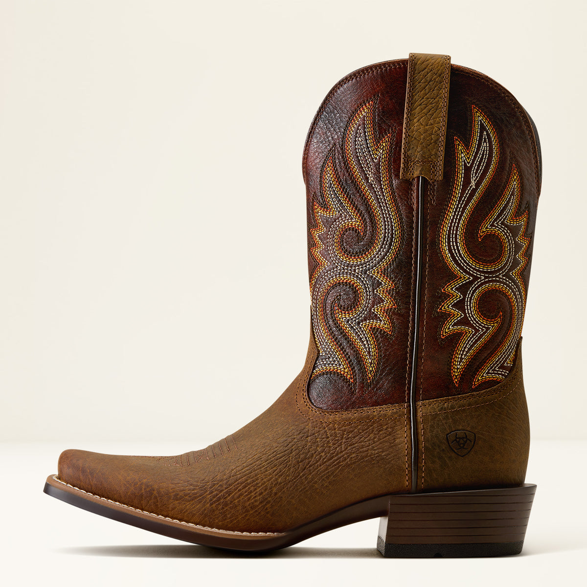 Ariat Mens Stonebrook Narrow Cutter Toe Cowboy Boot Earth