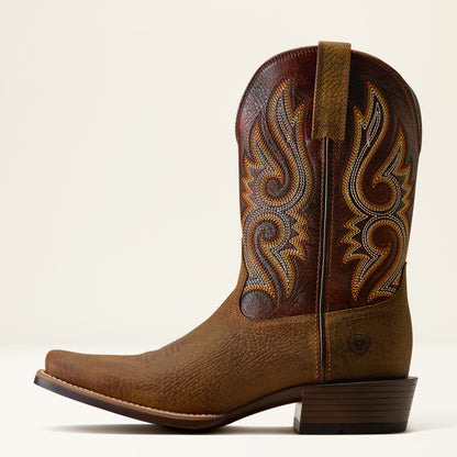 Ariat Mens Stonebrook Narrow Cutter Toe Cowboy Boot Earth