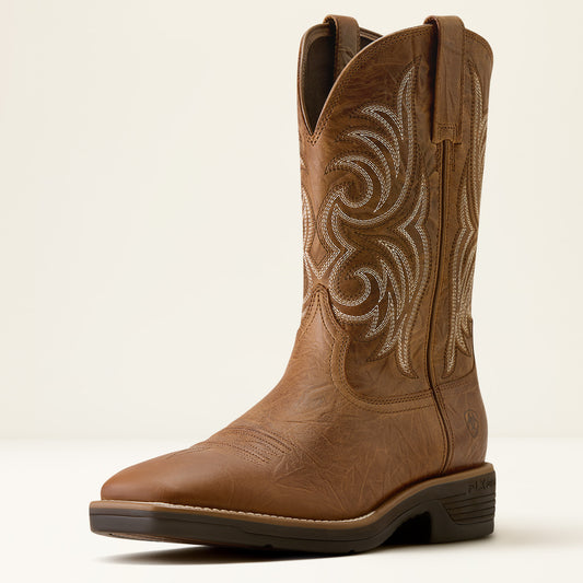 Ariat Mens Ranger Wide Square Toe Cowboy Boot Sunbaked Tan