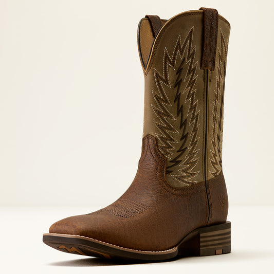 Ariat Mens Driggs Wide Square Toe Cowboy Boot Toffee Crunch