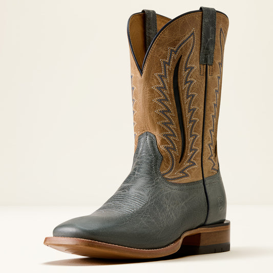Ariat Mens Gage Wide Square Toe Cowboy Boot Foggy Skies