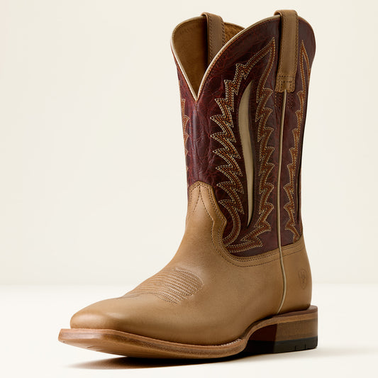 Ariat Mens Gage Wide Square Toe Cowboy Boot Faded Caramel