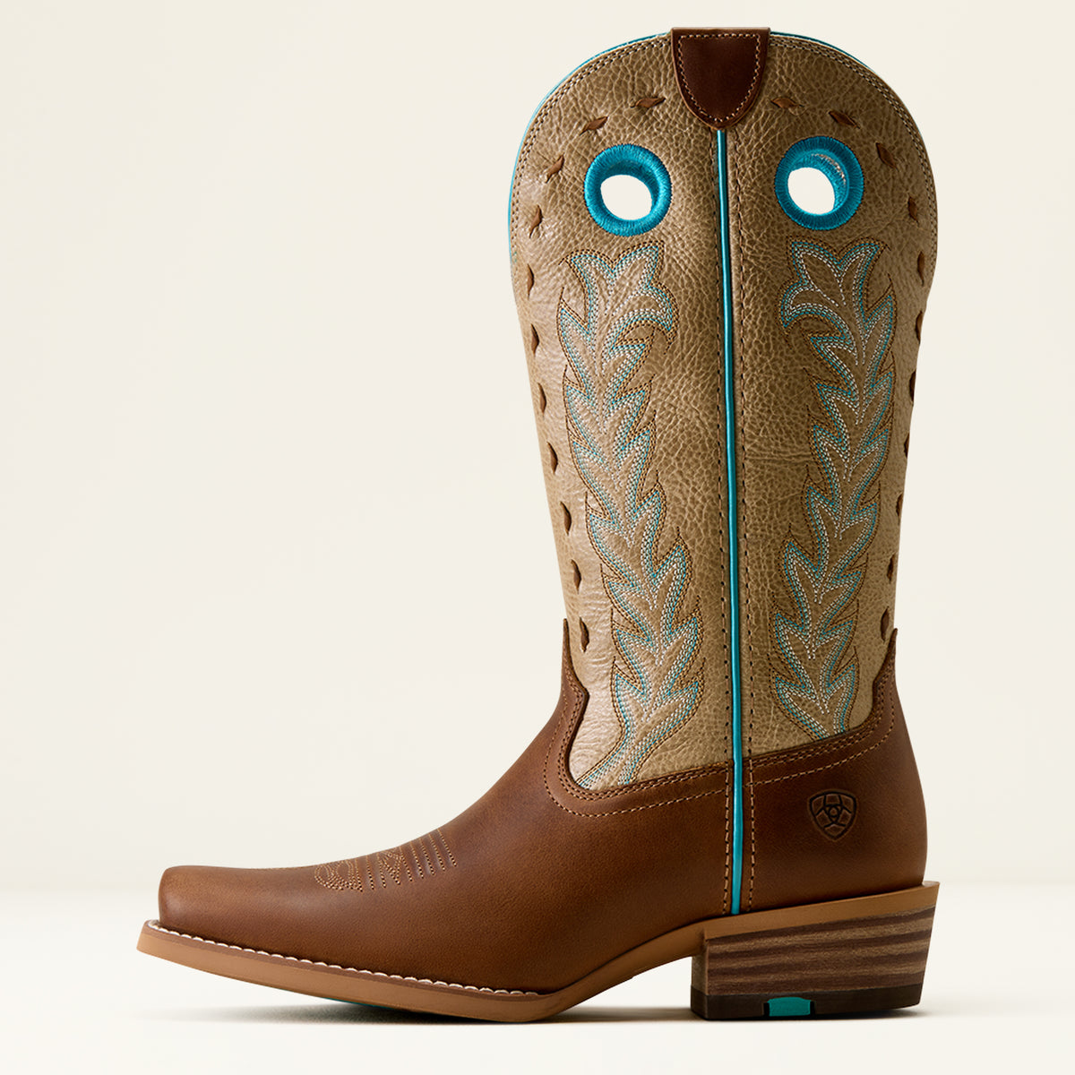 Ariat Ladies Lucera Narrow Cutter Toe Western Boot Wheat Brown