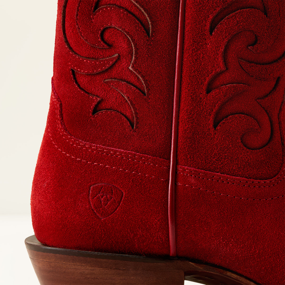 Ariat Ladies Vallie X Toe Western Boot Cherry Suede