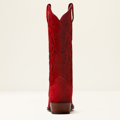 Ariat Ladies Vallie X Toe Western Boot Cherry Suede