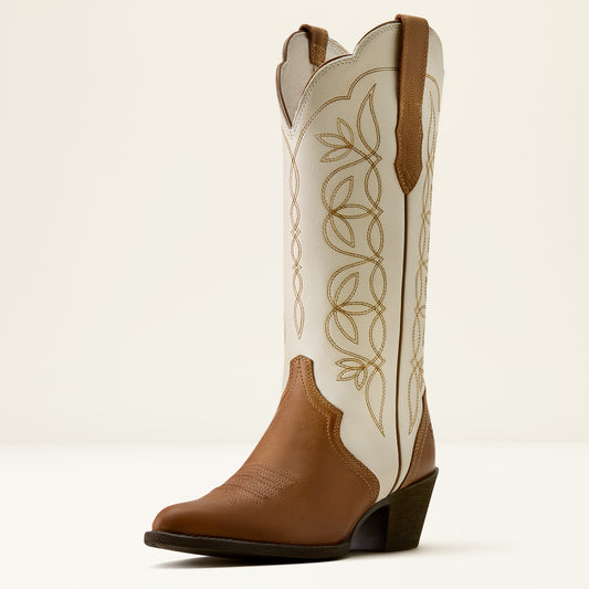 Ariat Heritage Blossom J Toe Wheat Brown