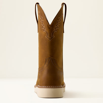 Ariat Ladies Southlite Waterproof Round Toe Western Boot Distressed Brown