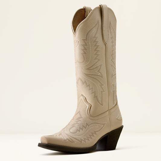 Ariat Ladies Round Up Collins D Toe Western Boot Buttercream