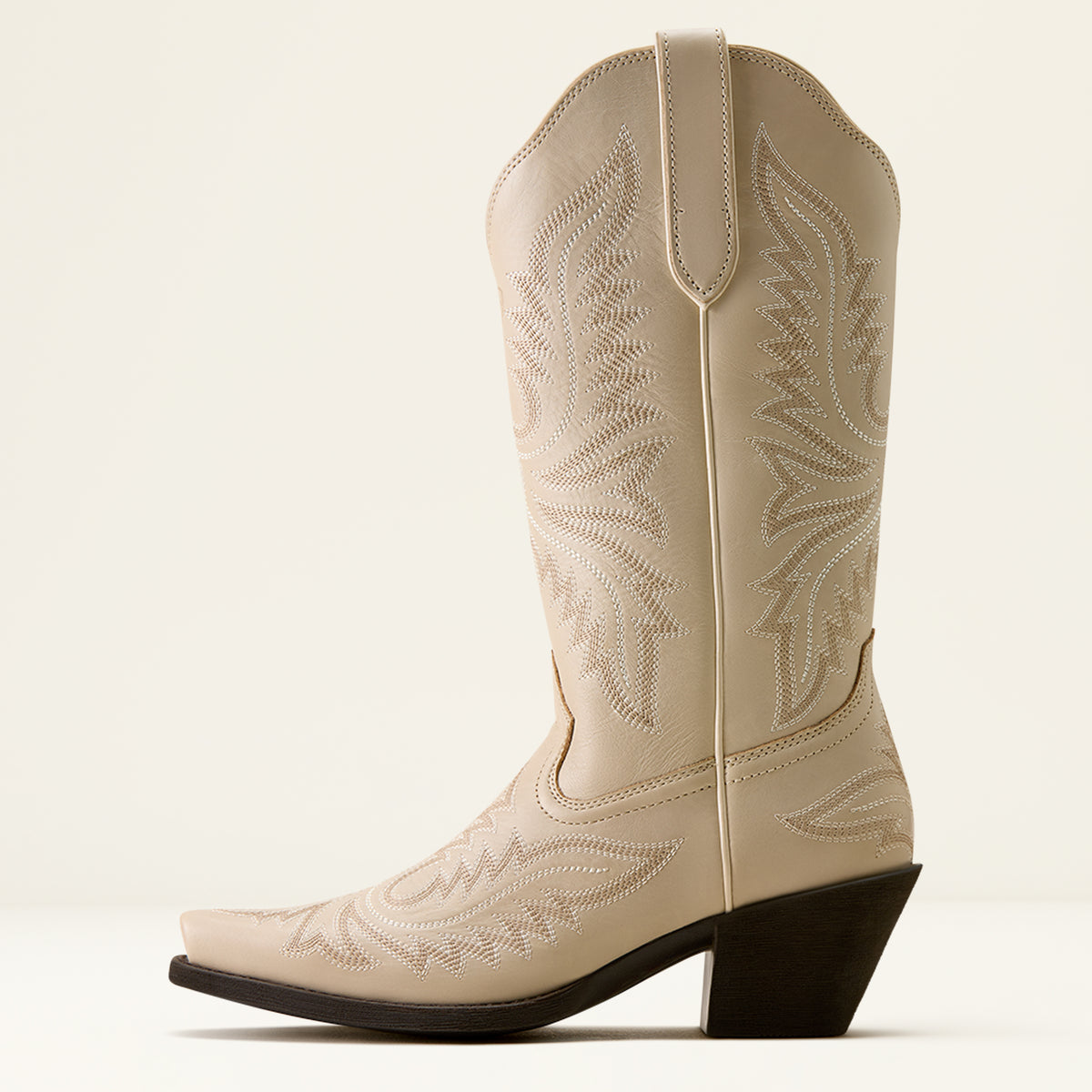 Ariat Ladies Round Up Collins D Toe Western Boot Buttercream