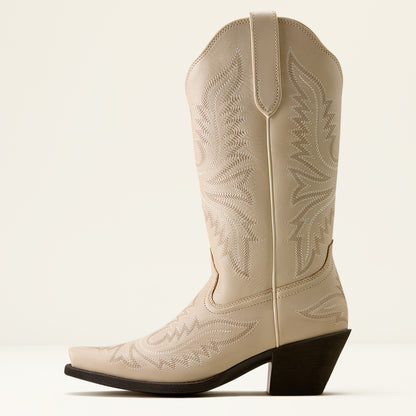 Ariat Ladies Round Up Collins D Toe Western Boot Buttercream