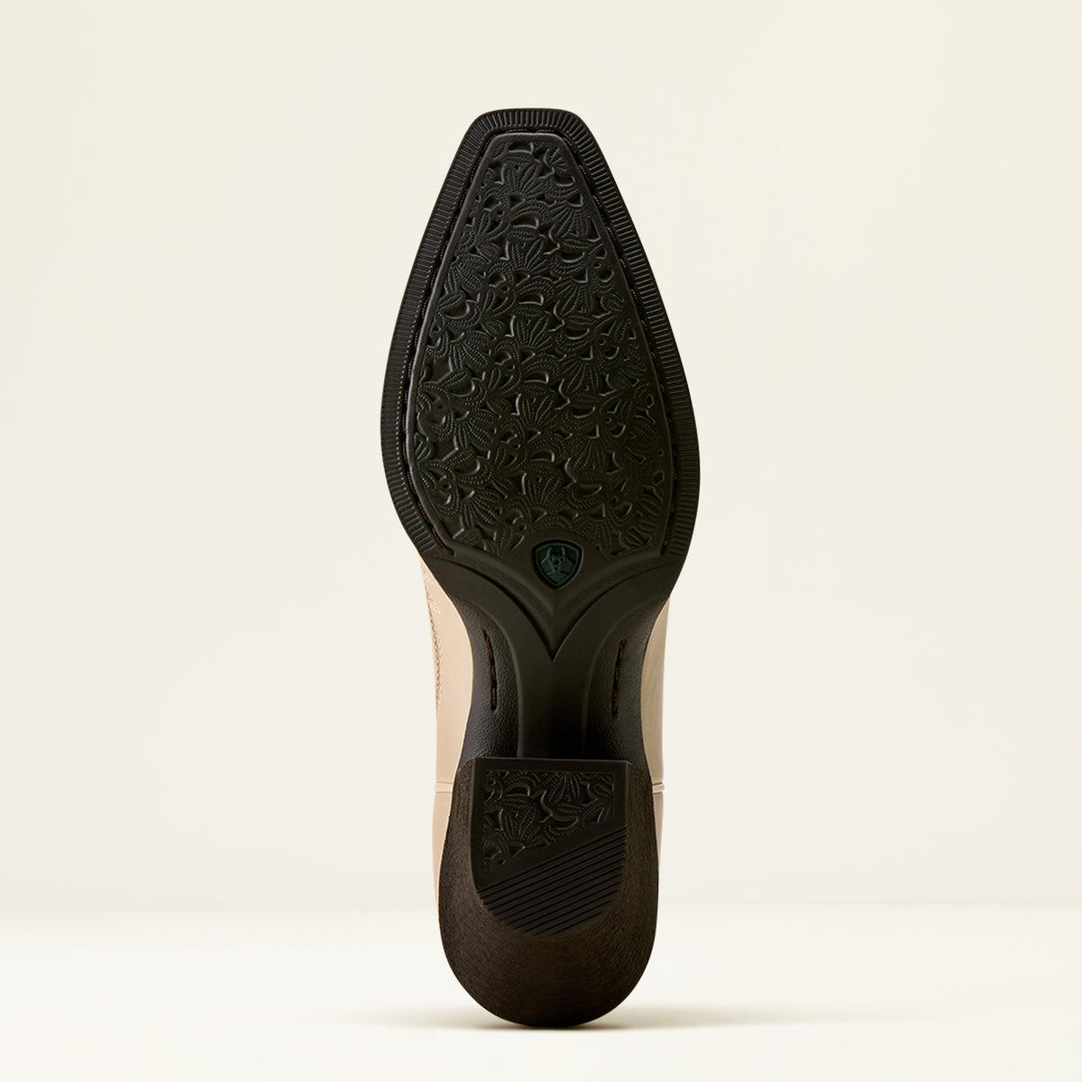 Ariat Ladies Round Up Collins D Toe Western Boot Buttercream