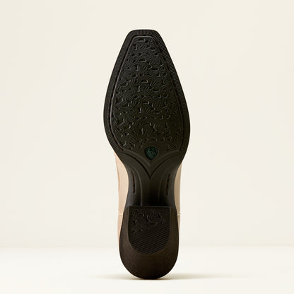Ariat Ladies Round Up Collins D Toe Western Boot Buttercream
