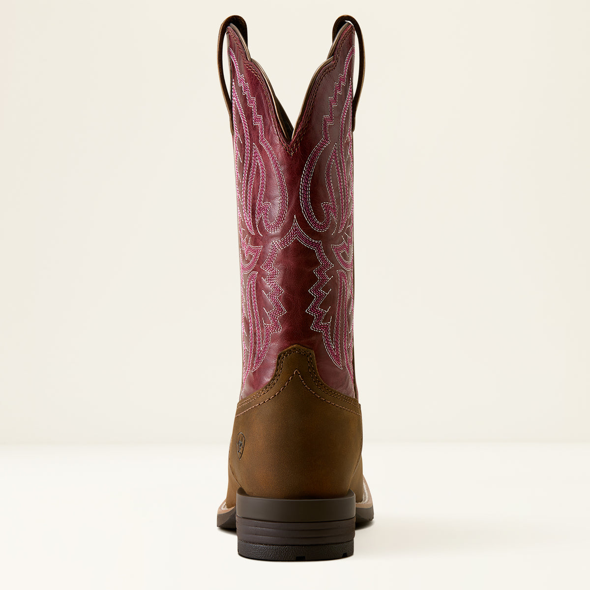 Ariat Ladies Hybrid Ranchwork Western Boot Backwoods Brown