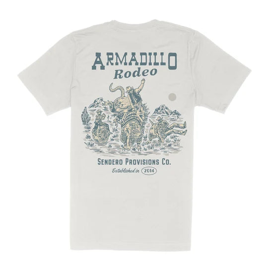 Sendero Armadillo Rodeo T-Shirt White