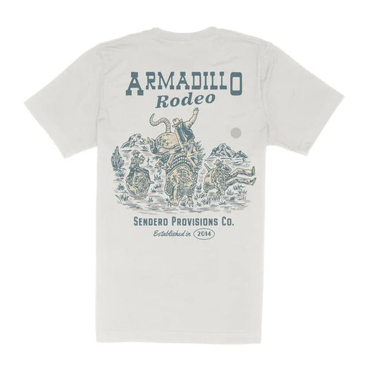 Sendero Armadillo Rodeo T-Shirt White