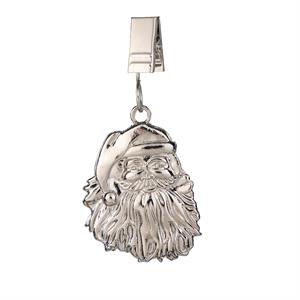 Evergreen Metal Santa Flag Weight
