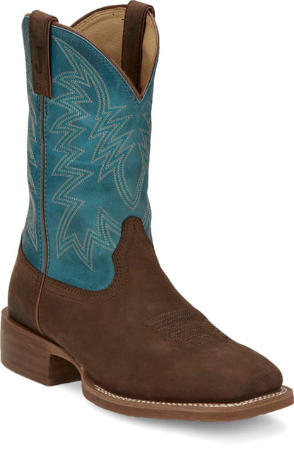Justin Big Bucks Blue/Brown