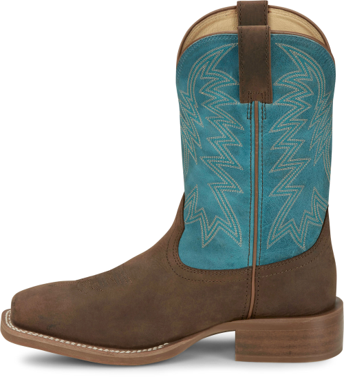 Justin Big Bucks Blue/Brown
