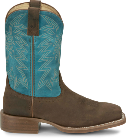 Justin Big Bucks Blue/Brown