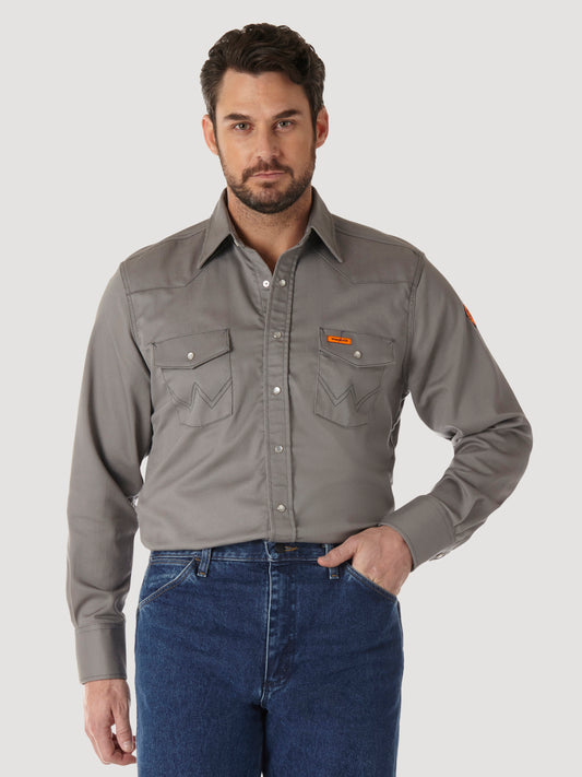 Wrangler FR Long Sleeve Basic Charcoal