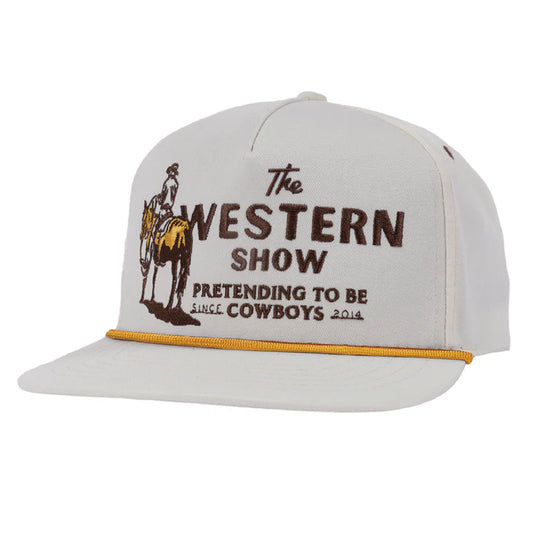 Sendero Western Show Hat White