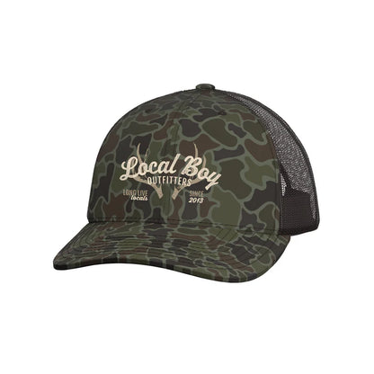 Local Boy Antler Arch Trucker Hat Localflage OD