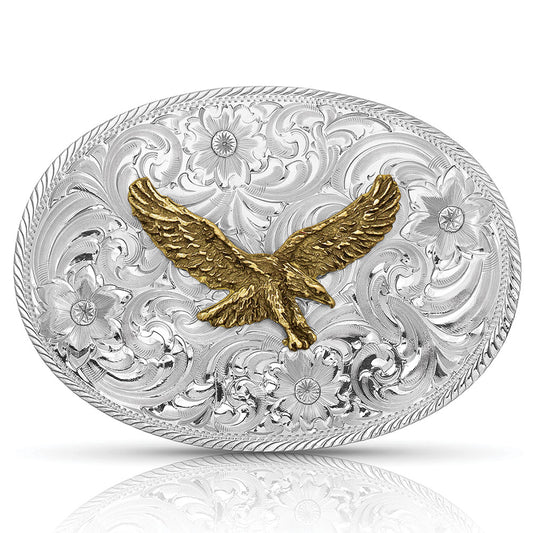 Montana Silversmith Classic Eagle Belt Buckle
