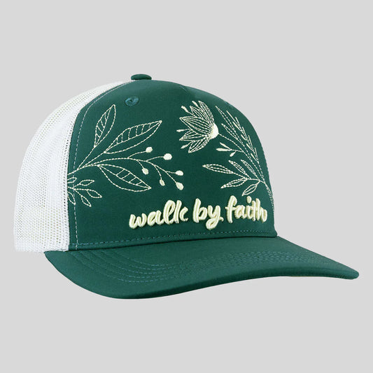 Grace & Truth Walk By Faith Hat Teal