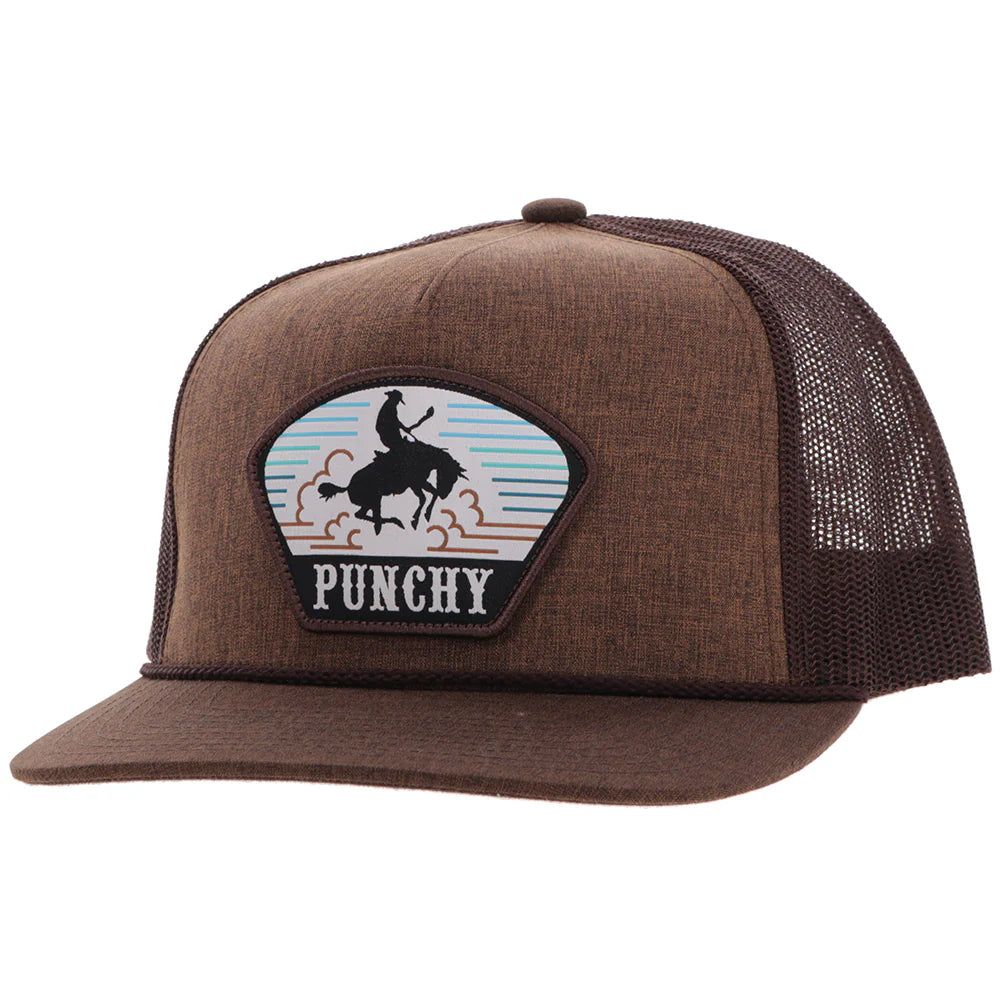 Hooey Cavvy Hat Brown with Multi Color Patch