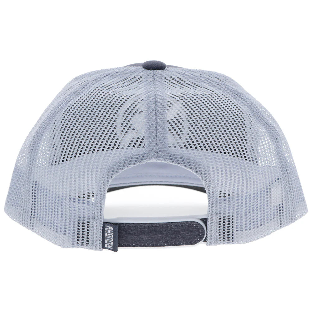 Hooey Strap Roughy Hat Charcoal /White