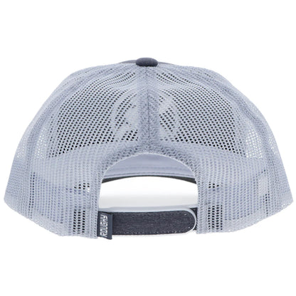 Hooey Strap Roughy Hat Charcoal /White