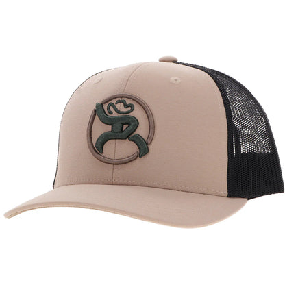 Hooey Strap Roughy Hat Tan/Black
