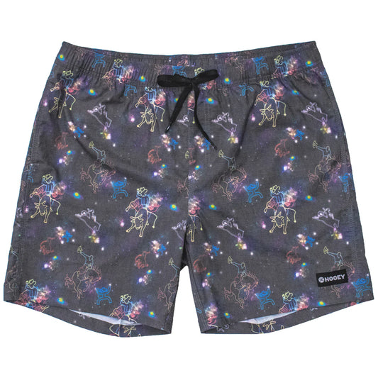 Hooey Big Wave Shorts Space Cowboy Print