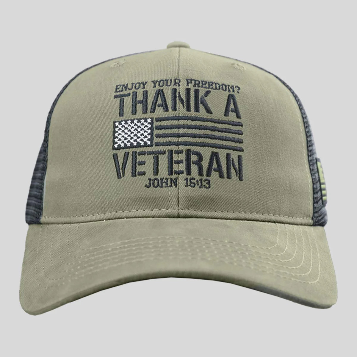 Kerusso Thank A Vet Hat Olive
