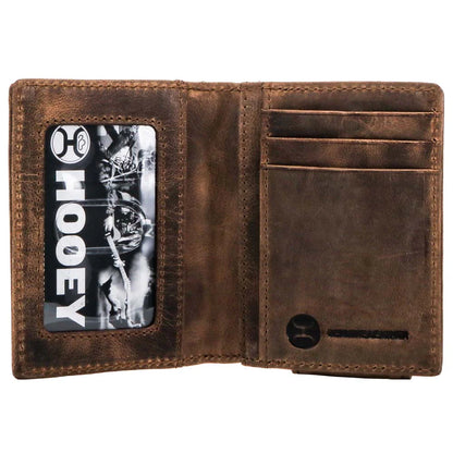 Hooey Liberty Roper Brown Bifold Money Clip