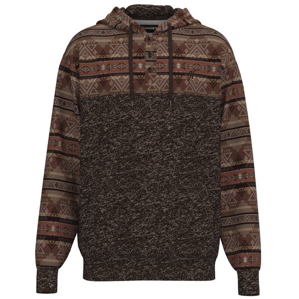 Hooey Jimmy Rust/Orange Aztec Hoodie