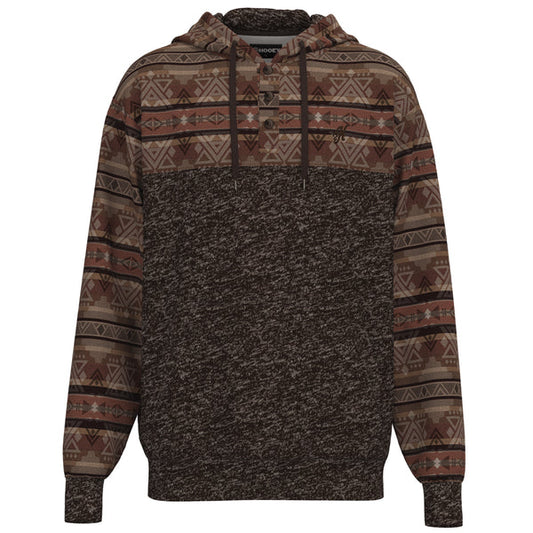 Hooey Jimmy Rust/Orange Aztec Hoodie