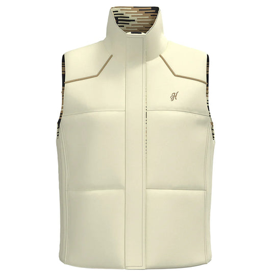 Hooey Reversible Puffer Vest Aztec/White