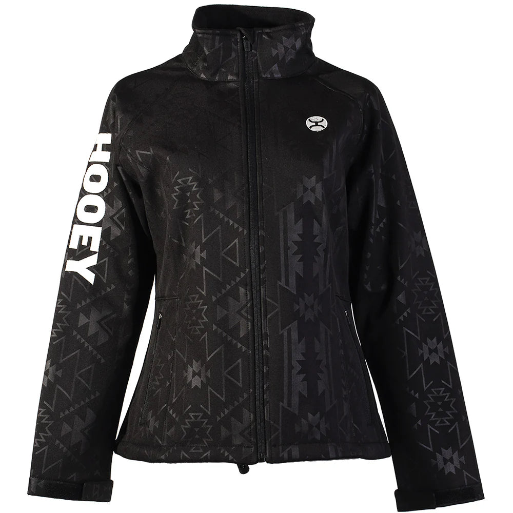 Hooey Aztec Black Softshell Jacket